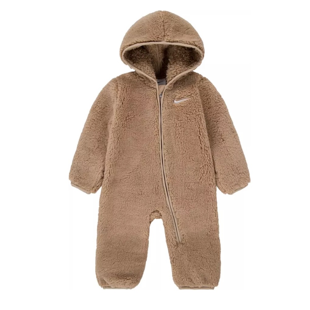 Nike Baby Hooded Sherpa Coverall NWT